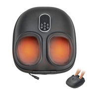 Gianna Foot Massager Machine, Deep Tissue Shiatsu Kneading with Heat Therapy, Adjustable Intensity, Fits Up to Size 13, Black