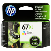 HP 67XL Tri-Color Original Ink Cartridge (3YM58AN)