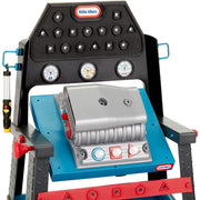 Little Tikes 660931EUC 2-in-1 Buildin' to Learn Motor/Wood Shop Auto & Wood Workshop with 50+ Realistic Accessories, Kids 3+