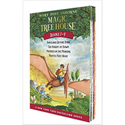 Random House Books for Young Readers Magic Tree House Boxed Set, Books 1-4: Dinosaurs Before Dark, The Knight at Dawn, Mummies in the Morning, and Pirates Past Noon (Paperback)