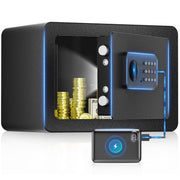 TELAM GRA011301 1.5 CU. ft Safe Box with Biometric Fingerprint