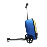 Bioworld Paw Patrol Hard-Side Scooter Luggage with Light-Up Wheels, 2-in-1 Design, Retractable Handle, 20.5 in