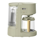 Thyme & Table Programmable Drip Coffee Maker, 12-Cup, 60oz Removable Water Reservoir, 4 Brew Modes, Warming Plate, Eucalyptus Green, TT2252R-ECOM