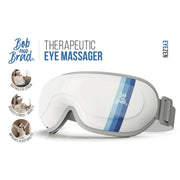Bob And Brad EM-30 Eye Massager with Heat, Dual-Layer Acupressure Pads, Bluetooth Music, Foldable Design, White