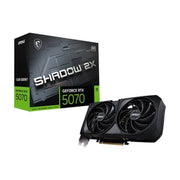 MSI V532-005R GeForce RTX 5070 12G Shadow 2X OC Graphics Card, 12GB GDDR7, Dual TORX Fan 5.0 Cooling, PCIe 5.0