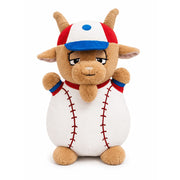 Ready to Hug Sport GOAT Baseball Plush, 24-Inch, Multicolor, Ultra-Soft Polyester