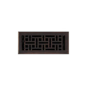 Signature Hardware 402630 Wicker Style Brass Floor Register - 4