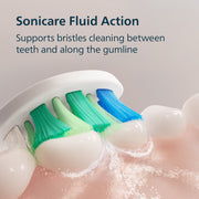 Philips Sonicare 1100 Rechargeable Electric Toothbrush with EasyStart, SmartTimer, QuadPacer, White, HX3901/01