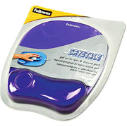 Fellowes 91441 Gel Crystal Mouse Pad with Wrist Rest