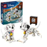 LEGO 43271 Disney Lucky & Penny 101 Dalmatians Puppies Building Set, 268 Pieces, Ages 6+, Posable Figures, Accessories, Model 43271