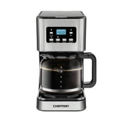 Chefman RJ14-12-SQ-V2 12-Cup Programmable Digital Coffee Maker w/ Auto Shut Off - Stainless Steel