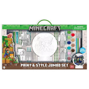 Minecraft Paint and Style Jumbo Set - 5 Figurines