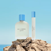 Dolce & Gabbana Light Blue Pour Homme Eau De Toilette Spray, Fresh Mediterranean Scent with Sicilian Lemon and Patchouli, 6.7 oz