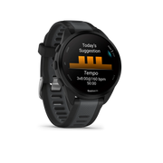 Garmin 732706 Forerunner 165 Running Smartwatch, Black/Slate Gray