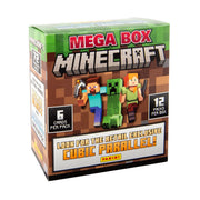 Panini Minecraft 2024 Mega Box, 72 Official Trading Cards, Limited-Edition Parallels, Multi-Colored, 12 Packs