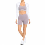 XXX Women's Cropped Sun Protection Cardigan, Lightweight Long Sleeve Open Front Shrug, Black