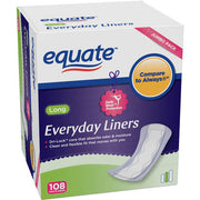 Equate 97217 Everyday Liners 108 Ct