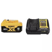 DeWALT 20V MAX XR Cordless Tool Battery and Charger Kit, 5Ah Lithium-Ion, Lightweight, Extended Runtime, DCB205C