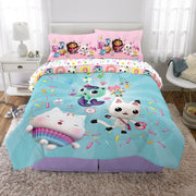 Franco 6B494C Gabby's Dollhouse Kids Full Bed in a Bag, Comforter and Sheets
