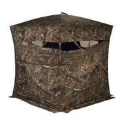 Rhino Blinds 150 Realtree Edge Hunting Blind, 3 Person Capacity, 5 Hub Design, Water Repellent Polyester, Pop Up Style, R150-RTE