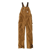 Carhartt Men's Loose Fit Firm Duck Bib Overall, Brown, 32W x 32L, 106671