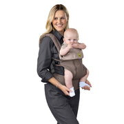 LILLEbaby Complete All Seasons Ergonomic 6-in-1 Baby Carrier with Lumbar Support, Breathable Mesh Panel, Adjustable Harness, Bark, 93150404