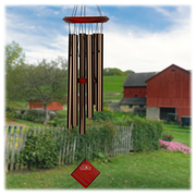 Woodstock Chimes Encore Collection Chimes of Pluto - Bronze/Dark Wood