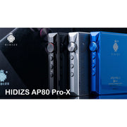 Hidizs AP80 Pro-X Digital Audio Player, Dual ESS9219C DAC Chips, DSD256 Native Decoding, MQA 8X, Bluetooth 4.2 with LDAC and aptX, 2.45in Samsung IPS Touchscreen, Black