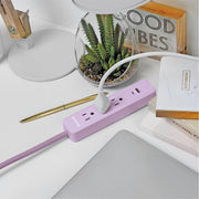 Honeywell HW-PSFB2-579W 9-Outlet Power Strip, 2-in-1 Surge Protector with 6 Angled AC Outlets, 3 AC Outlets, USB-A and Fast-Charging USB-C Ports, Pink