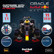 Luppa Formula 1 RB19 Model Kit, 1:18 Scale, 140-Piece Die-Cast Collectible Inspired by Checo Prez and Max Verstappen