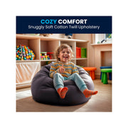 Flash Furniture Small Green Dot Kids Bean Bag Chair