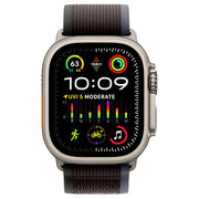 Apple Watch Ultra 2 Smartwatch, Rugged Titanium Case, Blue/Black Trail Loop, 49mm, GPS + Cellular, MRF63LW/A