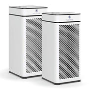 Medify Air MA-40 UV Light Air Purifier, True HEPA H14 Filter, 1,793 ft Coverage in 1 Hour, Quiet Operation, White, 2-Pack