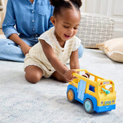 Ms. Rachel 6073361 My First Learning Electronic School Bus with 2 Interactive Figures, Music, Sounds, Working Horn and Wiper, Toddler Educational Toy for Ages 1+