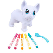 Crayola Scribble Scrubbie Poseable Jumbo Pet Wilbur French Bulldog 6 Inch Washable Markers Included