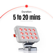 Kala Therapy Red Light Mini 2.0 Portable Handheld LED Red Light Therapy Device with 4 Wavelengths 630nm 660nm 830nm 850nm, White, MI-001