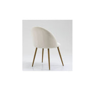 Mainstays SW22-08 Modern Accent Chair, Cream White