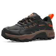 Merrell Stowe Low Hiking Shoes, Breathable Synthetic Textile Upper, Water-Repellent, Camo, Kids Size 5, MF25A04