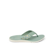 Reef Santa Ana Womens Flip Flop Sandals with Arch Support, Water-Resistant, Non-Marking Outsole, Frosty Green, Size 11M, CJ6474