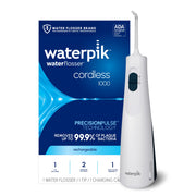 Waterpik WF-29Cordless Rechargeable Water Flosser, PrecisionPulse Technology, White,