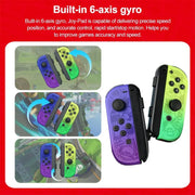 UVQYC Wireless Controller Compatible with Nintendo Switch, OLED, Lite, 6-Axis Gyro, Dual-Motor Vibration, 20-Hour Battery Life, Multicolor