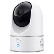 Eufy Security Solo IndoorCam P24 2K Pan & Tilt Indoor Security Camera with Human & Pet AI, Night Vision, Two-Way Audio, White, T8410X