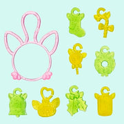 Hasbro Furby Minis Advent Calendar, 24 Days of Holiday Surprises with 9 Collectible Figures, Keychain with 8 Charms, and Stickers, G1647