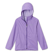 Columbia Girls Switchback II Rain Jacket, Waterproof Hydroplus Nylon, Hooded, Paisley Purple, Medium, 1867041598M
