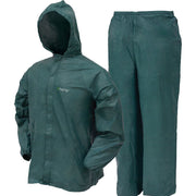 frogg toggs Ultra-Lite Rain Suit for Men - Green - M