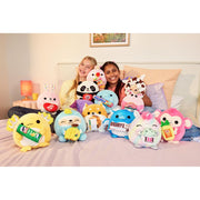 ZURU Snackles Series 2 Bonnie the Cow Plush Toy with Licensed Kung Fu Bubble Tea Accessory, Ultra Soft Polyester, 8 Inch Collectible Stuffed Animal