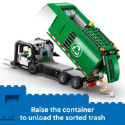 LEGO City Recycling Truck Toy Building Set with 434 Pieces, Minifigures, Accessories, Multicolor, Ages 7+, 60495