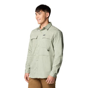 Columbia Landroamer Twill Men's Long Sleeve Button-Down Shirt, Safari Green, Extra Large, 212058
