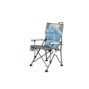 Timber Ridge 10216160 Wisteria Hard Arm Chair Blue Durable Folding Chair
