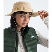 The North Face Class V Brimmer Lightweight Summer Bucket Hat, UPF 40+ Sun Protection, Khaki Stone, Small/Medium, NF0A5FXF4FS
